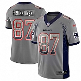 Nike Patriots 87 Rob Gronkowski Gray Drift Fashion Limited Jersey Woerma,baseball caps,new era cap wholesale,wholesale hats